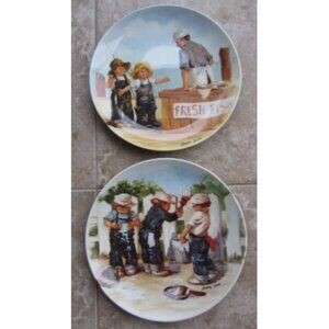 The Bradford Exchange Edwin M. Knowles China Co. Collector Plates COA